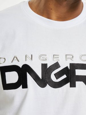 Dangerous DNGRS / t-shirt DGTS3033 in wit Dangerous DNGRS / t-shirt DGTS3033 in wit