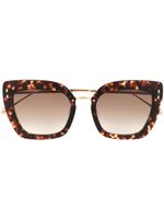 Isabel Marant Eyewear lunettes de soleil à monture papillon - Marron