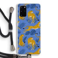 Luipaard: Samsung Galaxy S20 Plus Transparant Hoesje met koord
