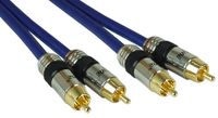 InLine 89701P audio kabel 1 m 2 x RCA Blauw