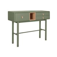Wandtafel Home ESPRIT Groen Polyurethaan Hout MDF 120 x 35 x 90 cm