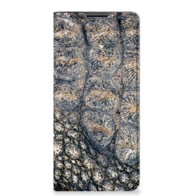 Motorola Edge 30 Pro | Hoesje maken | Krokodillenprint