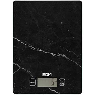 Keukenweegschaal EDM 07528 Zwart 5 kg