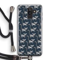 Makis: Samsung Galaxy J8 (2018) Transparant Hoesje met koord