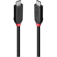 Lindy 37001 USB-kabel USB4 Gen 3x2 1 m USB C Zwart