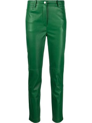 Blanca Vita pantalon en cuir artificiel - Vert