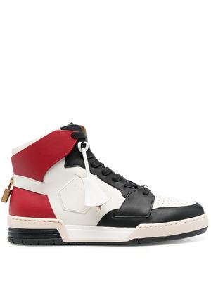 Buscemi baskets montantes à design colour block - Blanc