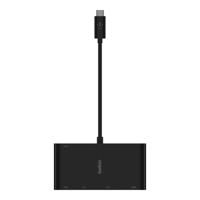 Belkin AVC004BTBK laptop dock & poortreplicator USB 3.2 Gen 1 (3.1 Gen 1) Type-C Zwart - thumbnail