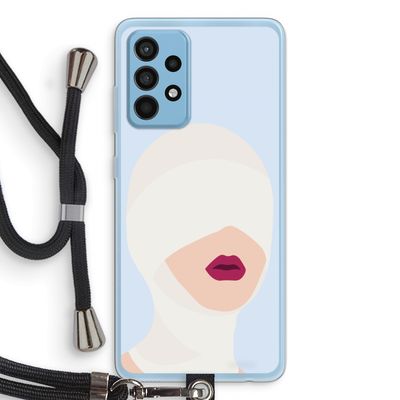 Incognito: Samsung Galaxy A52 Transparant Hoesje met koord