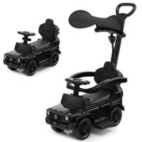 Gelicentieerd Mercedes Benz Kindervoertuig Kinderwagen en Rollator met Verstelbare Zonnekap Ouderhandgreep Armleuning