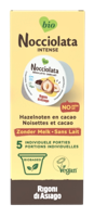 Nocciolata Intens Hazelnoten en Cacao Cups Zonder Melk Bio