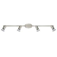 Eglo Led plafondspotBuzz rvs 4-lichts - 92598