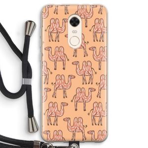 Kameel: Xiaomi Redmi 5 Transparant Hoesje met koord