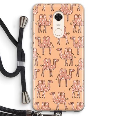 Kameel: Xiaomi Redmi 5 Transparant Hoesje met koord
