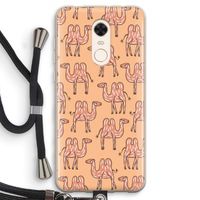 Kameel: Xiaomi Redmi 5 Transparant Hoesje met koord