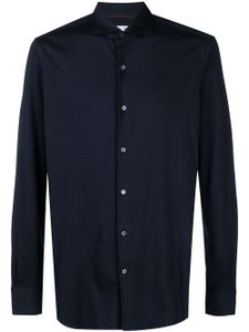 Loro Piana chemise à col italien - Bleu