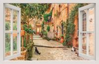 Raam steeg katten 140x90cm Tuindoek - Customize it
