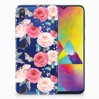 Samsung Galaxy M20 (Power) TPU Case Butterfly Roses - thumbnail