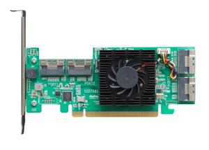 Highpoint SSD7580B RAID controller PCI Express x16 4.0 16 Gbit/s