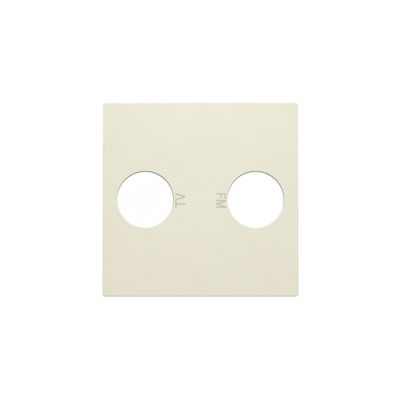 Niko Original doorlus cai aansluiting met centraalplaat creme