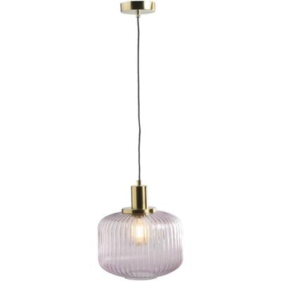 Leen Bakker - Hanglamp Femme - 120x25x25 Cm - Glas - Roze