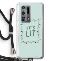 It's Lit: Huawei P40 Pro Plus Transparant Hoesje met koord