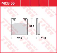 TRW Remblokken, en remschoenen voor de moto, MCB55 Allround organisch