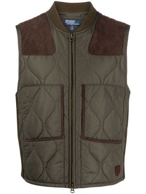 Polo Ralph Lauren gilet matelassé Langley - Vert