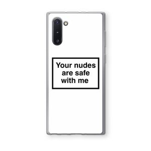 Safe with me: Samsung Galaxy Note 10 Transparant Hoesje