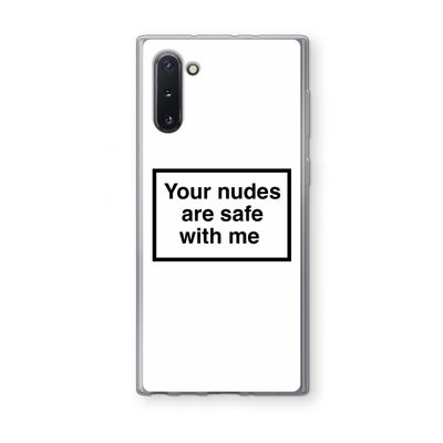 Safe with me: Samsung Galaxy Note 10 Transparant Hoesje