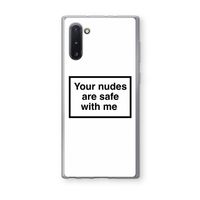 Safe with me: Samsung Galaxy Note 10 Transparant Hoesje
