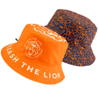 Orange Lion Reversible Bucket Hat - Unleash The Lion - Oranje - One size