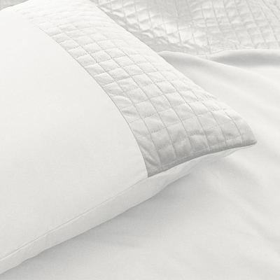 Kussenslopen Velvet Band 2 PACK Wit Sleeptime - Dekbed-Discounter.nl