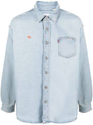 ERL x Levi's chemise en jean - Bleu
