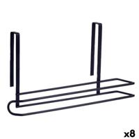 Houder voor keukenpapier Kinvara W6128-6 PDQ W6128-6 PDQ Zwart Metaal Ijzer 34 x 17,3 x 10,5 cm (8 Stuks)