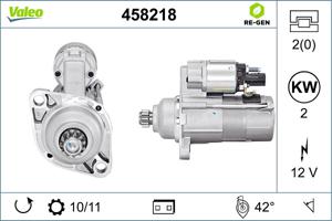 Startmotor / Starter REMANUFACTURED PREMIUM VALEO, Spanning (Volt)12V, u.a. für VW, Audi, Seat, Skoda