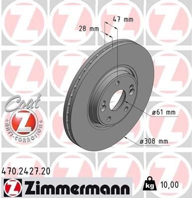 Remschijf Coat Z 470242720