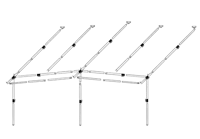 Dorema Frame Voortent President/Smaragd Staal Easygrip 25mm