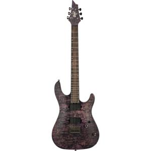 Cort KX500 Etched Deep Violet met Fishman Fluence Modern en sand blasted burl ash top