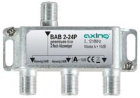 Axing BAB 2-24P Kabel-TV lasdoos 2-voudig 5 - 1218 MHz - thumbnail