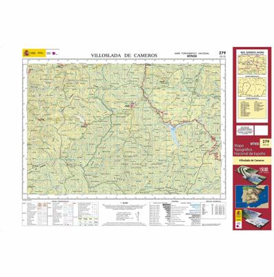 Topografische kaart 279 MT50 Villoslada de Cameros | CNIG - Instituto Geográfico Nacional1
