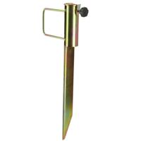 Gerimport parasolharing - metaal - H45 cm - D5 - parasolanker/boor/houder Gerimport parasolharing - metaal - H45 cm - D5 - parasolanker/boor/houder