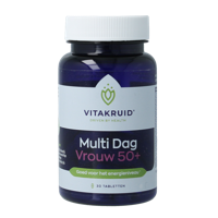 Multi Dag Vrouw 50+ 100% Vegan 30 Tabletten