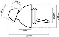 OXFORD oordopjes "filter buds". hearing protection filter buds regular fit
