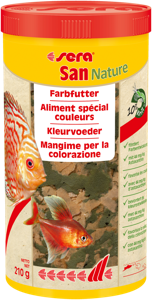 Sera San Nature 1000 ml Vlokkenvoer - Kleurbevorderend met Krill & Haematococcus Algen