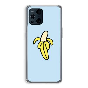 Banana: Oppo Find X3 Transparant Hoesje