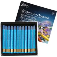 Mungyo Aquarelkrijt, l: 9,3 cm, dikte 8 mm, hemelsblauw (337), 12 stuk/ 1 doos Mungyo Aquarelkrijt, l: 9,3 cm, dikte 8 mm, hemelsblauw (337), 12 stuk/ 1 doos