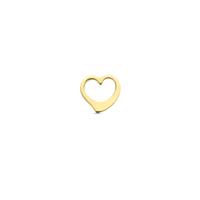 14K Geelgouden Hanger met Hartje - Liefdevol en Tijdloos Sieraad