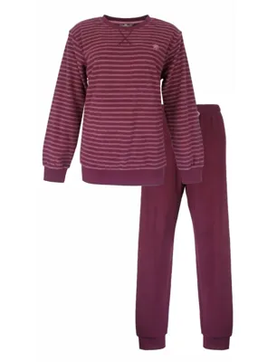 Tenderness dames pyjama Badstof - Bordeaux