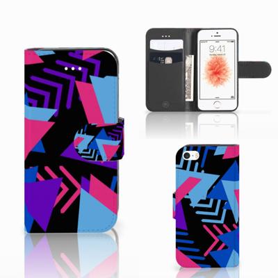 Apple iPhone 5 | 5s | SE | Book Case | Funky Triangle